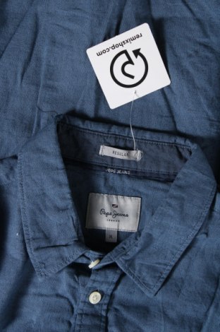 Мъжка риза Pepe Jeans, Размер XL, Цвят Син, Цена 113,49 лв.