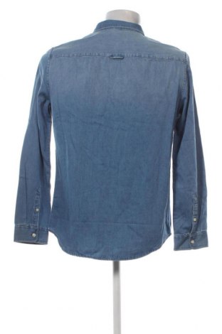 Ανδρικό πουκάμισο Pier One, Μέγεθος L, Χρώμα Μπλέ, Τιμή 13,51 €