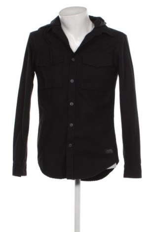 Мъжка риза Pull&Bear, Размер S, Цвят Черен, Цена 13,92 лв.