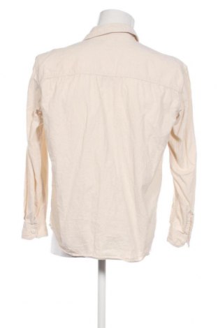 Мъжка риза Pull&Bear, Размер M, Цвят Екрю, Цена 10,15 лв.