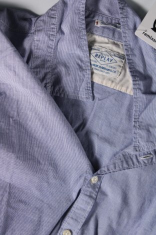 Herrenhemd Replay, Größe L, Farbe Blau, Preis € 10,71