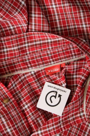 Ανδρικό πουκάμισο Rossi, Μέγεθος XL, Χρώμα Κόκκινο, Τιμή 17,94 €