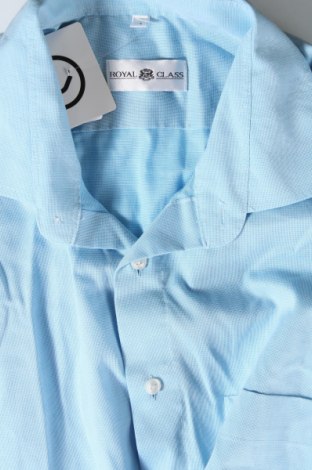 Herrenhemd Royal Class, Größe L, Farbe Blau, Preis 7,47 €