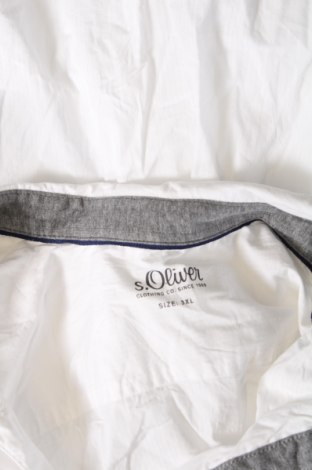 Мъжка риза S.Oliver, Размер 3XL, Цвят Бял, Цена 24,00 лв.