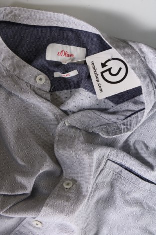 Ανδρικό πουκάμισο S.Oliver, Μέγεθος XXL, Χρώμα Γκρί, Τιμή 12,00 €