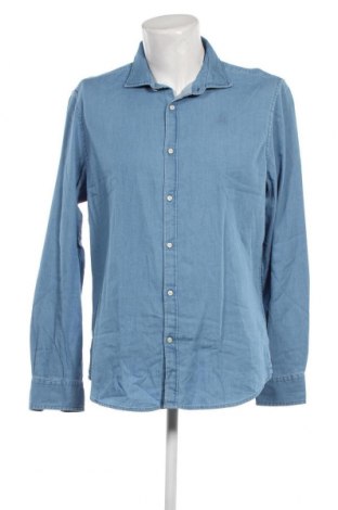 Ανδρικό πουκάμισο Scalpers, Μέγεθος XL, Χρώμα Μπλέ, Τιμή 47,64 €