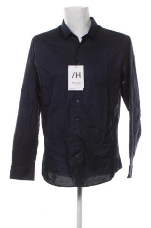 Ανδρικό πουκάμισο Selected Homme, Μέγεθος XL, Χρώμα Μπλέ, Τιμή 17,33 €