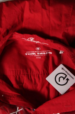 Ανδρικό πουκάμισο Tom Tailor, Μέγεθος XL, Χρώμα Κόκκινο, Τιμή 10,01 €