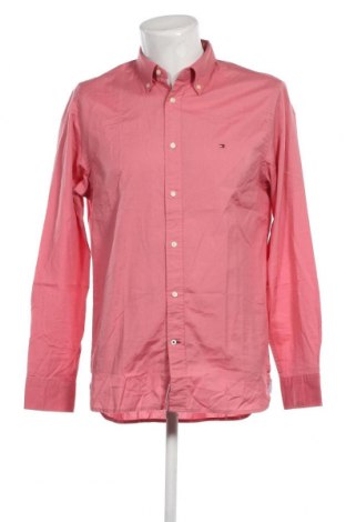 Мъжка риза Tommy Hilfiger, Размер L, Цвят Розов, Цена 150,00 лв.