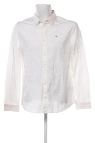 Ανδρικό πουκάμισο Tommy Jeans, Μέγεθος XL, Χρώμα Εκρού, Τιμή 61,86 €