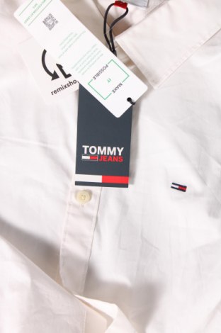 Cămașă de bărbați Tommy Jeans, Mărime L, Culoare Ecru, Preț 463,81 Lei