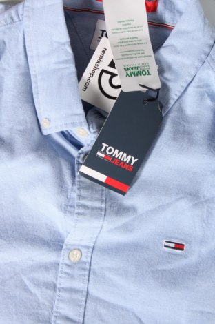 Мъжка риза Tommy Jeans, Размер L, Цвят Син, Цена 129,00 лв.