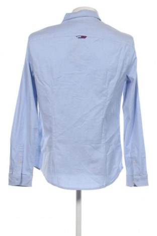 Ανδρικό πουκάμισο Tommy Jeans, Μέγεθος L, Χρώμα Μπλέ, Τιμή 71,91 €