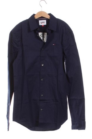 Мъжка риза Tommy Jeans, Размер XS, Цвят Син, Цена 76,50 лв.