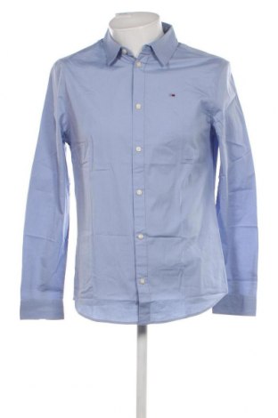Ανδρικό πουκάμισο Tommy Jeans, Μέγεθος L, Χρώμα Μπλέ, Τιμή 71,13 €