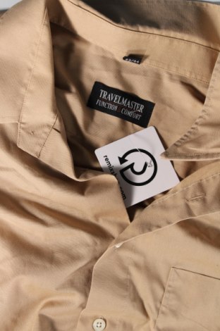 Ανδρικό πουκάμισο Travel Master, Μέγεθος XL, Χρώμα Καφέ, Τιμή 14,85 €