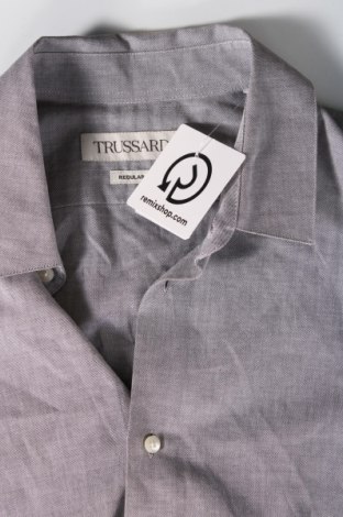 Ανδρικό πουκάμισο Trussardi, Μέγεθος M, Χρώμα Γκρί, Τιμή 39,43 €