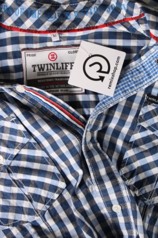 Ανδρικό πουκάμισο Twinlife, Μέγεθος M, Χρώμα Πολύχρωμο, Τιμή 8,41 €