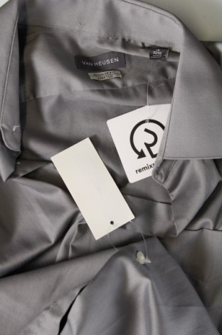 Ανδρικό πουκάμισο Van Heusen, Μέγεθος M, Χρώμα Γκρί, Τιμή 5,20 €