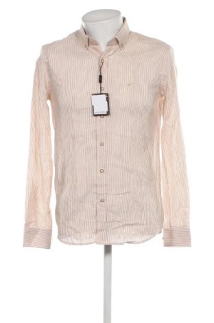 Ανδρικό πουκάμισο Wessi, Μέγεθος M, Χρώμα  Μπέζ, Τιμή 23,46 €