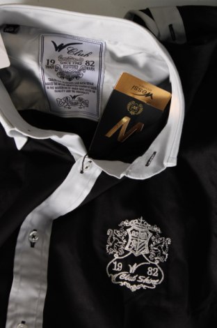 Ανδρικό πουκάμισο Wessi, Μέγεθος M, Χρώμα Μαύρο, Τιμή 23,46 €