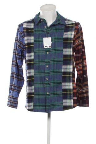 Мъжка риза Zara, Размер S, Цвят Многоцветен, Цена 17,00 лв.