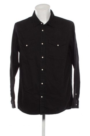 Мъжка риза Zara, Размер XL, Цвят Черен, Цена 40,80 лв.