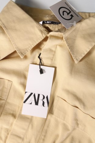 Мъжка риза Zara, Размер S, Цвят Бежов, Цена 10,20 лв.