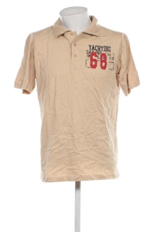 Мъжка тениска, Размер M, Цвят Бежов, Цена 11,05 лв.