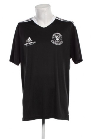 Ανδρικό t-shirt Adidas, Μέγεθος XXL, Χρώμα Μαύρο, Τιμή 27,63 €