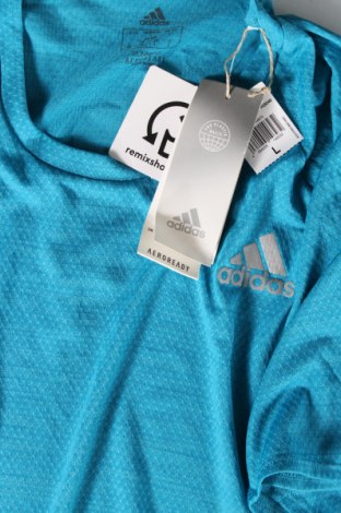 Herren T-Shirt Adidas, Größe L, Farbe Blau, Preis € 40,36