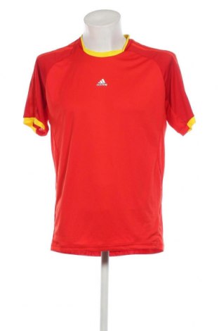 Мъжка тениска Adidas, Размер M, Цвят Червен, Цена 54,52 лв.