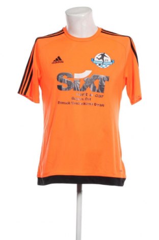 Herren T-Shirt Adidas, Größe L, Farbe Orange, Preis € 13,92