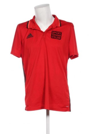Pánske tričko  Adidas, Veľkosť XXL, Farba Červená, Cena  11,34 €