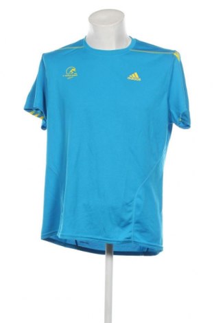 Ανδρικό t-shirt Adidas, Μέγεθος L, Χρώμα Μπλέ, Τιμή 12,37 €
