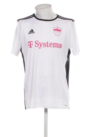 Ανδρικό t-shirt Adidas, Μέγεθος L, Χρώμα Λευκό, Τιμή 12,37 €