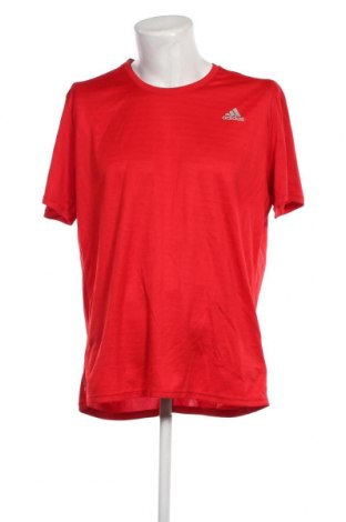 Ανδρικό t-shirt Adidas, Μέγεθος XL, Χρώμα Κόκκινο, Τιμή 31,22 €