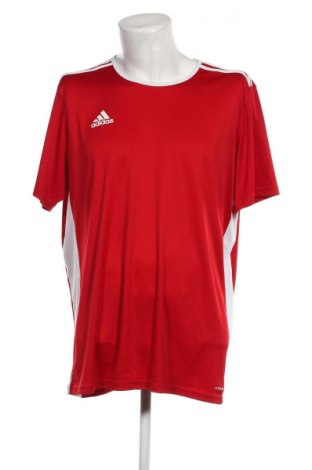 Ανδρικό t-shirt Adidas, Μέγεθος XXL, Χρώμα Κόκκινο, Τιμή 12,37 €