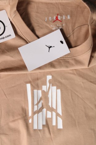 Мъжка тениска Air Jordan Nike, Размер M, Цвят Кафяв, Цена 68,00 лв.