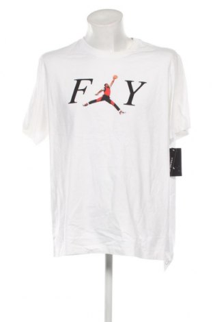Herren T-Shirt Air Jordan Nike, Größe XXL, Farbe Weiß, Preis € 47,32