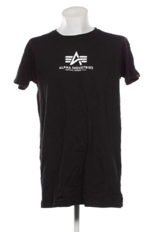 Herren T-Shirt Alpha Industries, Größe L, Farbe Schwarz, Preis 12,53 €