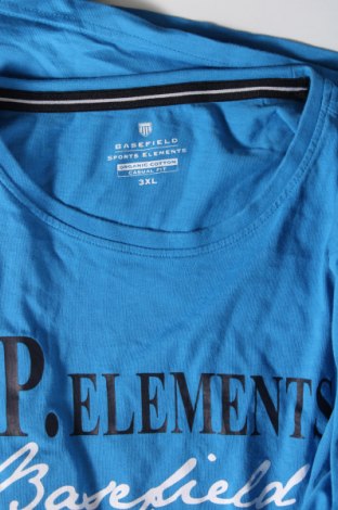 Tricou de bărbați Basefield, Mărime 3XL, Culoare Albastru, Preț 32,89 Lei