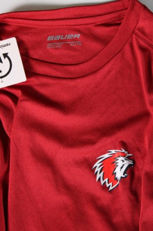 Мъжка тениска Bauer, Размер XL, Цвят Червен, Цена 12,00 лв.