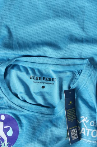 Herren T-Shirt Blue Rebel, Größe L, Farbe Blau, Preis 11,13 €