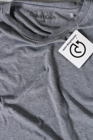 Herren T-Shirt Calvin Klein, Größe L, Farbe Grau, Preis 27,00 €
