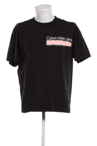 Ανδρικό t-shirt Calvin Klein Jeans, Μέγεθος XXL, Χρώμα Μαύρο, Τιμή 35,05 €