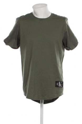 Męski T-shirt Calvin Klein Jeans, Rozmiar XL, Kolor Zielony, Cena 181,25 zł