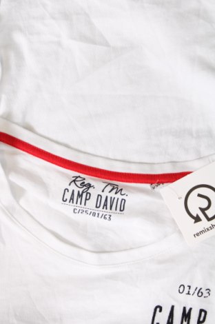 Pánske tričko  Camp David, Veľkosť XXL, Farba Biela, Cena  10,21 €