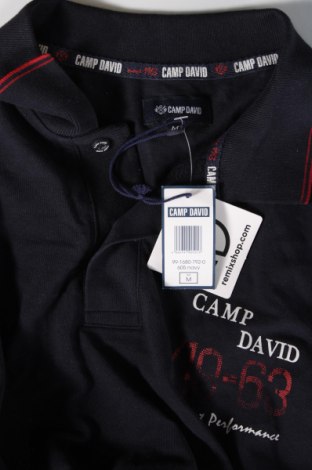 Herren T-Shirt Camp David, Größe M, Farbe Blau, Preis 33,29 €