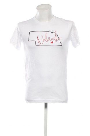 Herren T-Shirt Canvas, Größe S, Farbe Weiß, Preis 5,43 €